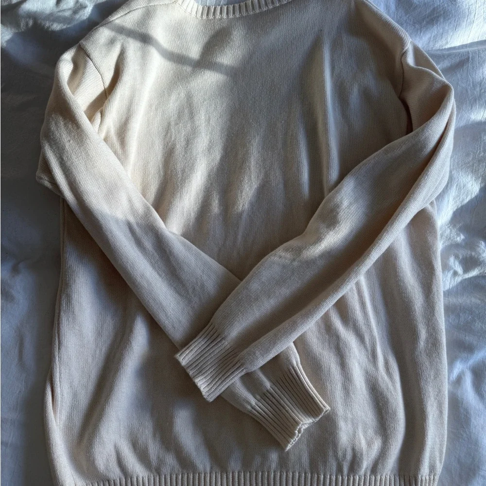 Beige American Flag sweater - Picture 3 of 3